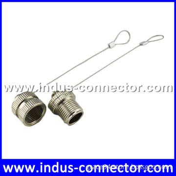 Male Female Metal material customzied wire length m12 wire cable connector